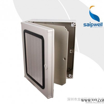 赛普SP-PTM504019透明PC料 带一把锁 带中门 电缆配电箱图2