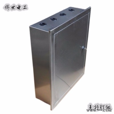 诸兴电气室内 嵌墙式不锈钢配电箱暗装布线箱开关箱**支持定做400*300*160图2