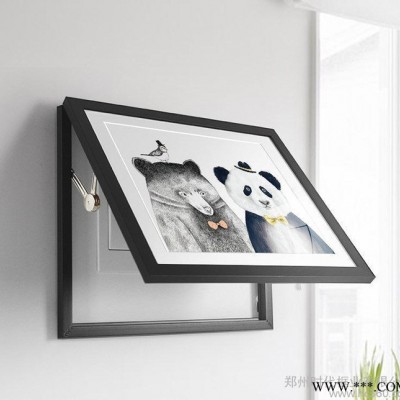 北欧随意停装饰画玄关小清新配电箱画客厅挂画餐厅壁画