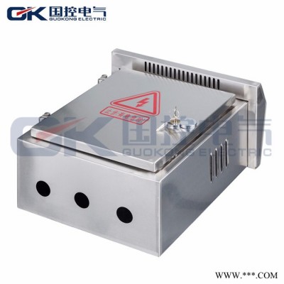 QK（电气）不锈钢户外配电箱 户外防雨箱 安防监控箱 强电箱 布线箱 250*320*150B型图2
