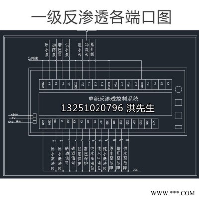 DONGKERUI东科瑞反渗透控制系统 反渗透PLC触摸屏控制柜图2