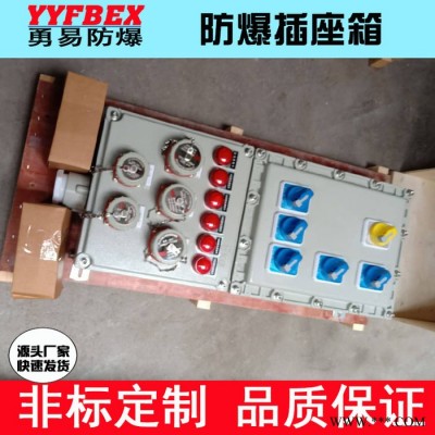 BXX/BXS防爆检修箱 防爆配电箱 AC防爆插座箱 无光花插座箱