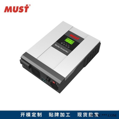 24VDC转220V 离网储能高频太阳能逆变器 PV18-2024 2KW太阳能控制逆变一体机正弦波带充电器逆变器图4
