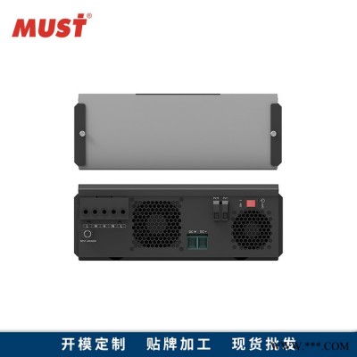 24VDC转220V 离网储能高频太阳能逆变器 PV18-2024 2KW太阳能控制逆变一体机正弦波带充电器逆变器图1