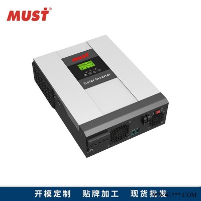 24VDC转220V 离网储能高频太阳能逆变器 PV18-2024 2KW太阳能控制逆变一体机正弦波带充电器逆变器图2