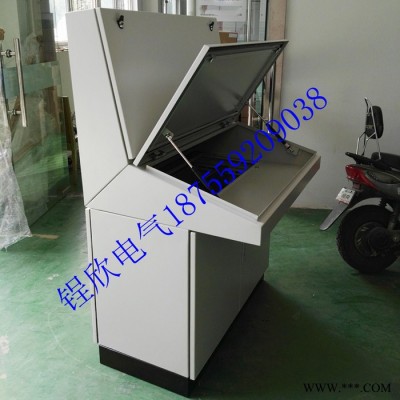 三段式斜面操作台  ES独立控制柜  户外防雨柜  不锈钢柜体定制  九折型钢控制柜图8