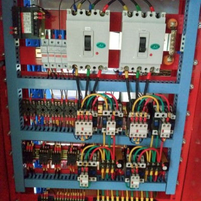 消防控制柜稳压水泵控制柜星三角启动带直接启动一用一备45/4KW                本公司证书齐全。图3