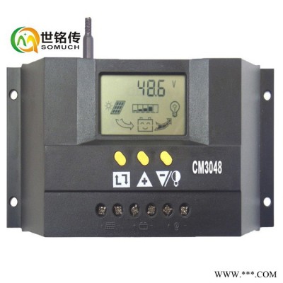 12/24V太阳能控制器30A带液晶显示控制器高效太阳能控制器光发电系统专用充电器图2