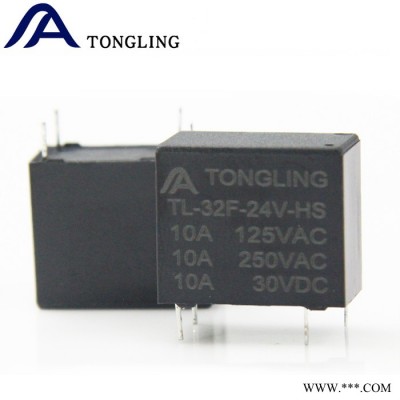 通灵TL5A/10A32F 12V5V 12V 24V 小型电磁控制继电器生产**图2