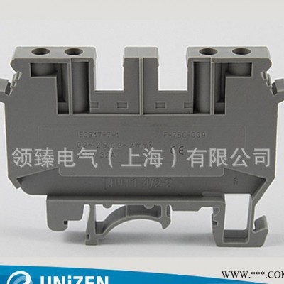 螺钉导轨接线端子 UK通用端子 两进两出螺钉端子 配电箱接线图2
