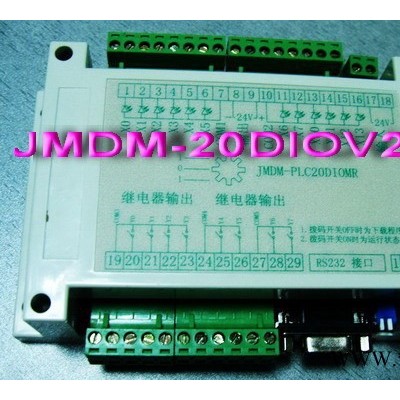 JMDM-RS232串口控制继电器 16路输入12路输出控制器图2
