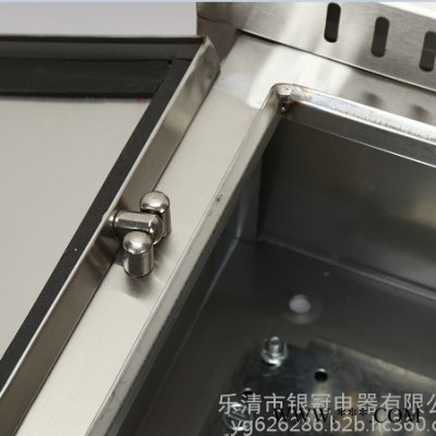 银冠JFF不锈钢配电箱 户外挂墙式不锈钢防雨箱 不锈钢配电柜现货非标箱定做