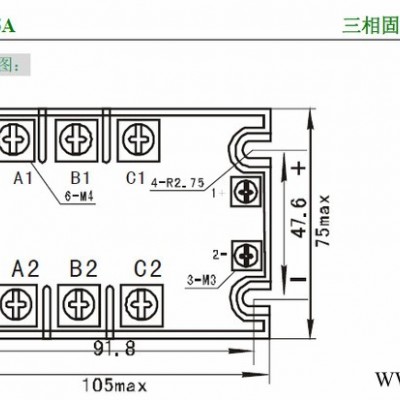 杭州国晶科技固态继电器SSR-3D4825A三相交流****专业质量保证电子控制器件工业自动化控制领域专用图2