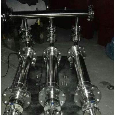 超静音管中泵变频供水设备  雀龙环保 水泵 控制柜 气压罐 不锈钢管路附件图2