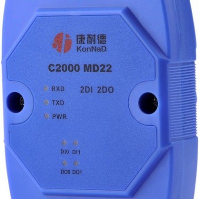 康耐德C2000 MD22开关量输入继电器输出输出io模块转485串口信号采集控制支持modbus rtu协议工业级图2