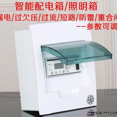 智能配电箱 照明箱 自动重合闸漏电保护器 过欠压过流保护器防雷图2