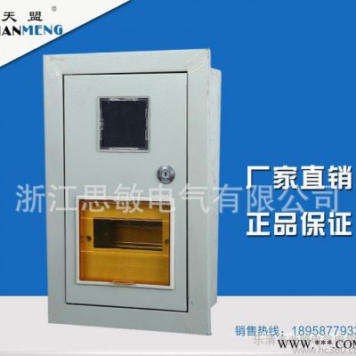 PZ40-1户电表箱配电箱单相1户铁质箱家用明装暗装金属计量