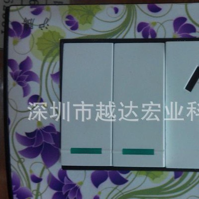 ABS电器控制面板印花机//3D数码UV喷墨机//塑料能打印浮雕的机器图2