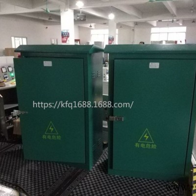 路灯控制柜，智能照明模块配电箱双层门落地柜图2
