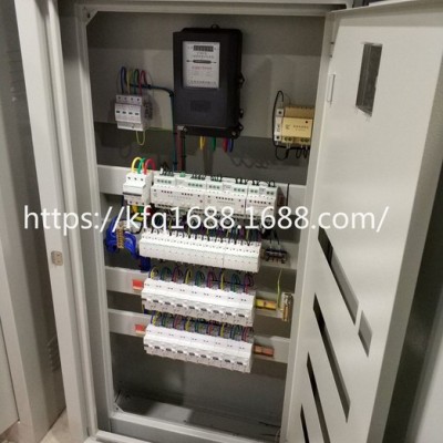 路灯控制柜，智能照明模块配电箱双层门落地柜图1