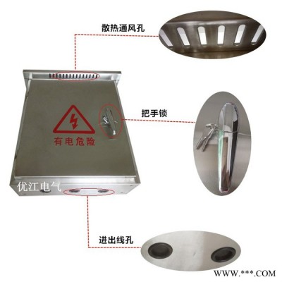 304/202不锈钢配电箱户外室外防雨控制箱挂墙落地电箱路灯监控箱图3
