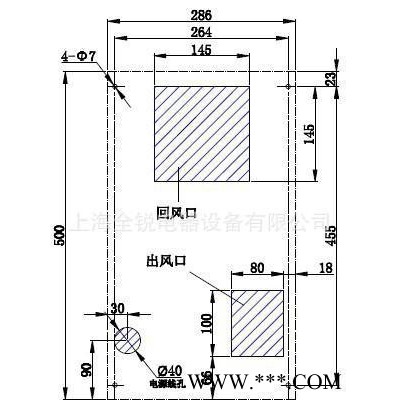1生产 上海全锐机柜空调 电气控制柜空调  机箱散热空调