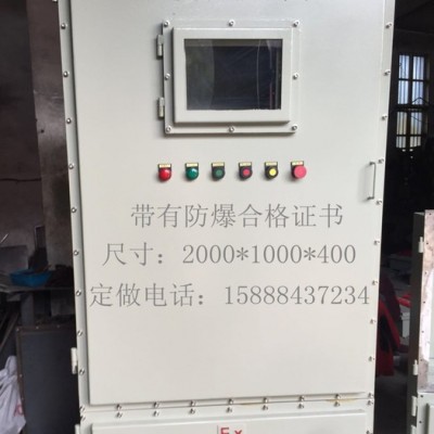 崇顺BXK 防爆配电柜动力照明箱电气柜体定做钢板箱1800 800接线箱水泵控制柜变频器触摸屏仪表隔爆空箱体电源检修箱图3