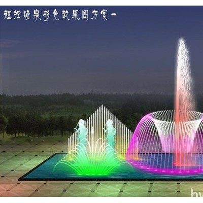 【现货直销】音乐喷泉设备，音乐喷泉LED水下灯，控制柜图1