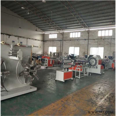 塑料绕线软管PVC蛇皮管挤出机生产线设备图7