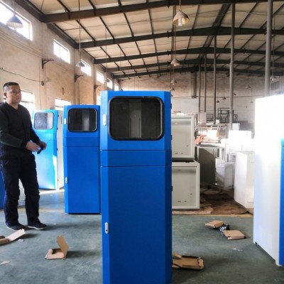 车间移动电脑柜 PC电脑控制柜 五折型材电脑机柜 工业防水防尘电脑机柜 俊柯定制 现货秒发图6