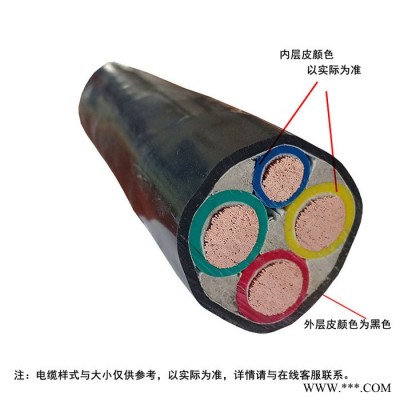 金环宇电缆 阻燃电力电缆ZA-VVR 3X240+1X120平方 电力电缆报价图2