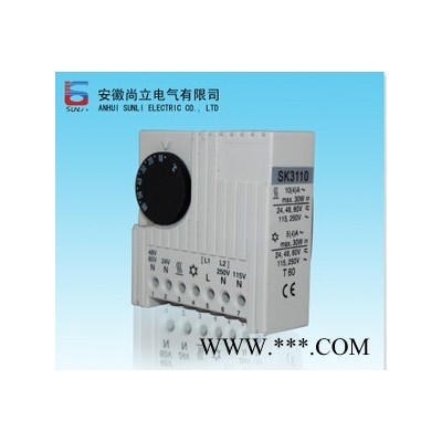 SL/尚立 直销  SK3110温控器 网络机柜机械式温控器 配电箱柜温控开关 智能温度调节器图3