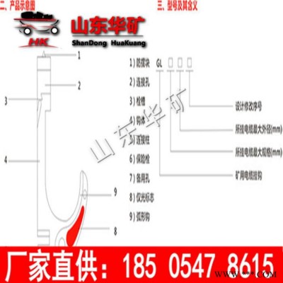 矿用生产电缆挂钩 矿用电缆挂钩供应商 矿用电缆挂钩  欢迎选购图2