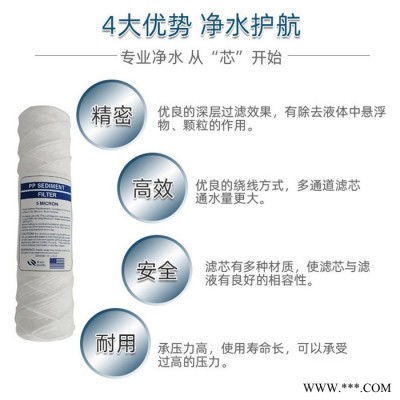 艾特环保绕线滤芯 反渗透滤芯 棉线式滤芯 水处理设备滤芯图4