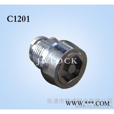 锌合金机箱机柜锁 控制柜圆柱锁 转舌锁C1201图3