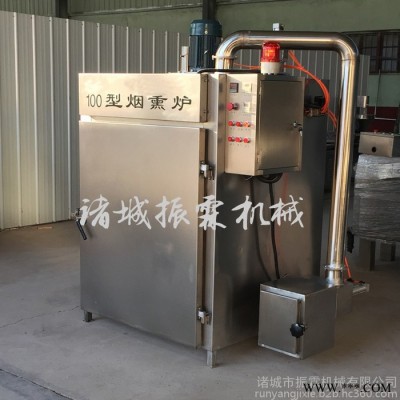 猪牛肉干肉粒全自动烟熏烘干炉   肉类熏肉烘干机厂家图7