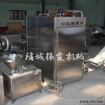 猪牛肉干肉粒全自动烟熏烘干炉   肉类熏肉烘干机厂家图3