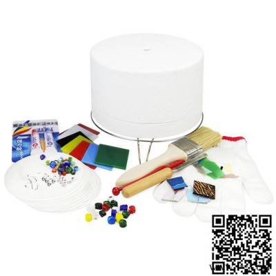 曼德 1707021-15 DIY工具热熔彩色玻璃制作diy饰品 微波窑炉套装配件烘干炉图2