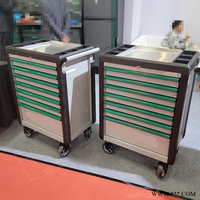 恒泰6抽屉工具车 汽修移动工具柜 五金工具零件柜封闭工具箱图4