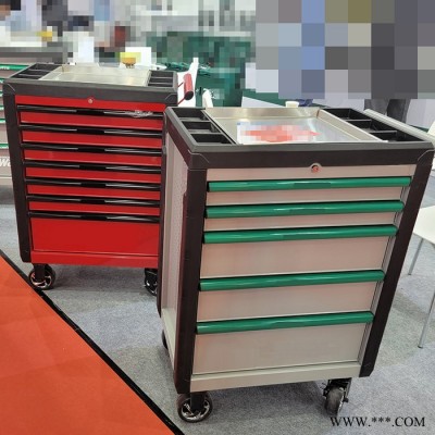 恒泰6抽屉工具车 汽修移动工具柜 五金工具零件柜封闭工具箱图7