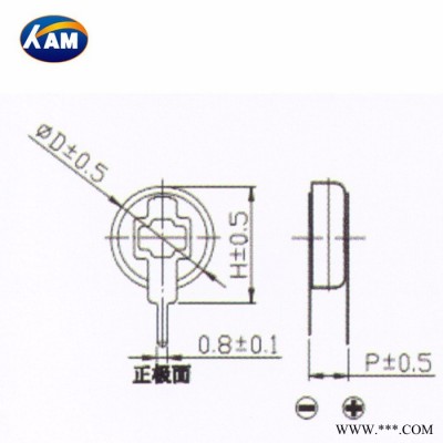 KAM凯美_供应电动工具充电_超级电容5.5V 3.5F图2