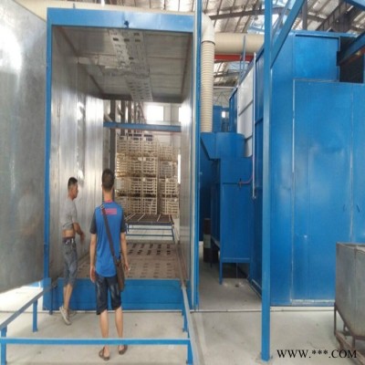 厂家专业制造 工业烤箱 固化设备 烘干炉 锌钢护栏表面喷涂生产线涂装设备喷粉大旋风自动循环喷粉房喷涂生产喷涂设备生产厂家图6