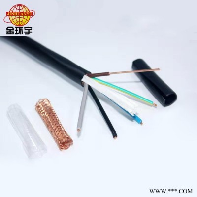 金环宇 WDZN-KYJYP 5X10 低烟无卤耐火阻燃电缆 铜网屏蔽控制电缆图5