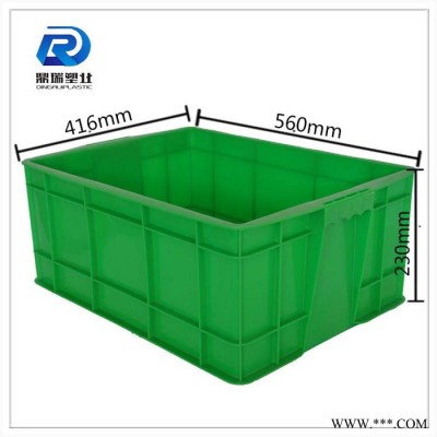 承载强度大塑料周转箱工业五金零件中转箱 水果橡胶箱工具箱图8