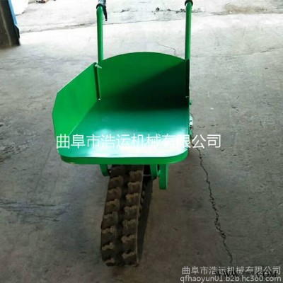 曲阜浩运批发室内装修可用小型电动工具车 轻便灵活加厚材质养殖出粪车图4