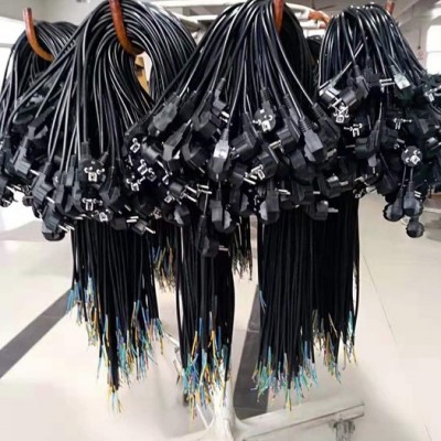 电动工具电源线 欧标烟斗插黑色电源线 欧规三插品字尾电源线图1