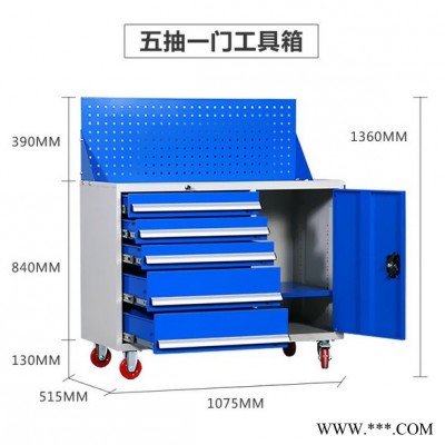 江西宜春钣金加工 坤泰工厂重型工具柜 物料柜定制 五金配件带锁零件储物柜 加厚双开门图8