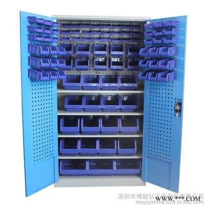 博毅弘车间工具柜_重型车间工具柜五金储物柜铁皮柜带挂板工具柜图2