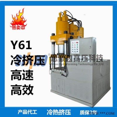 思豪直销液压机床Y61-300t双动冷挤压液压机 三梁四柱油压机  金属冲压成型压力机图3