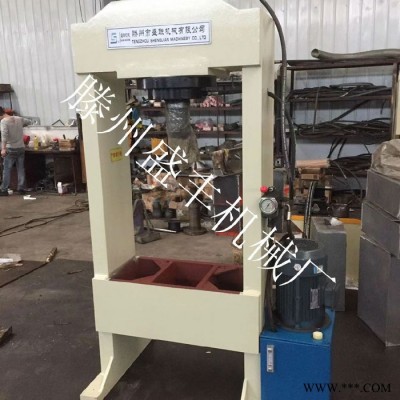 供应滕州盛丰生产YM150T滑动工作台龙门压力机，65吨小型龙门液压机 1图4